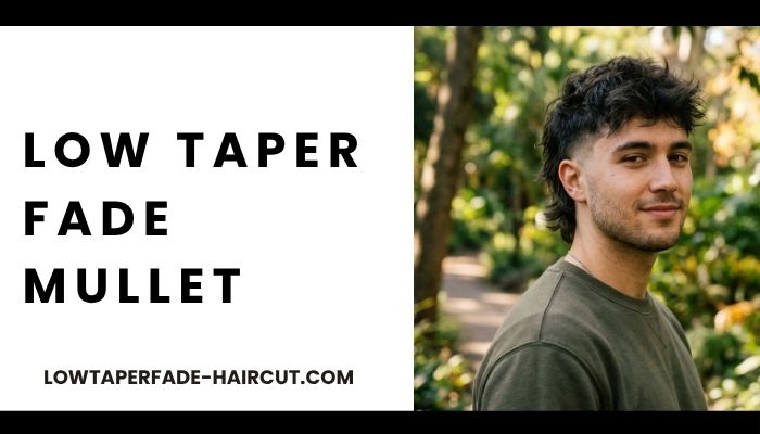 Low Taper Fade Mullet