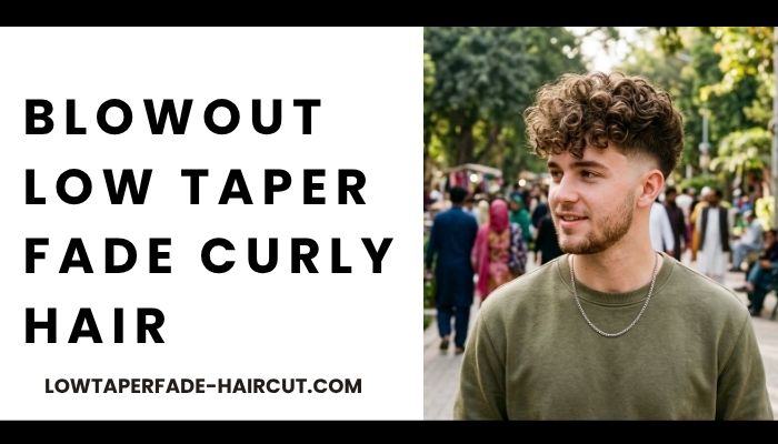 Blowout Low Taper Fade Curly Hair