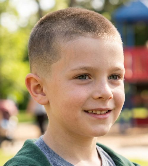 Buzz Cut Low Taper Fade Kids