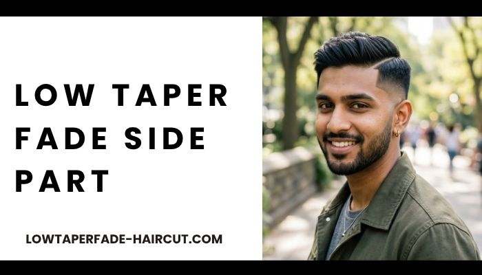 Low Taper Fade Side Part