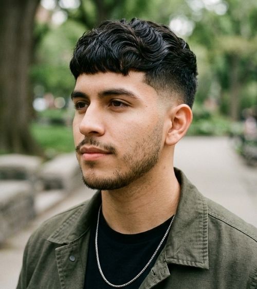 Edgar Cut Low Taper Fade For Wavy Hair