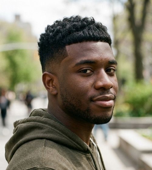 Low Taper Fade Edgar Haircut Black