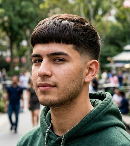 Low Taper Fade Edgar Haircut
