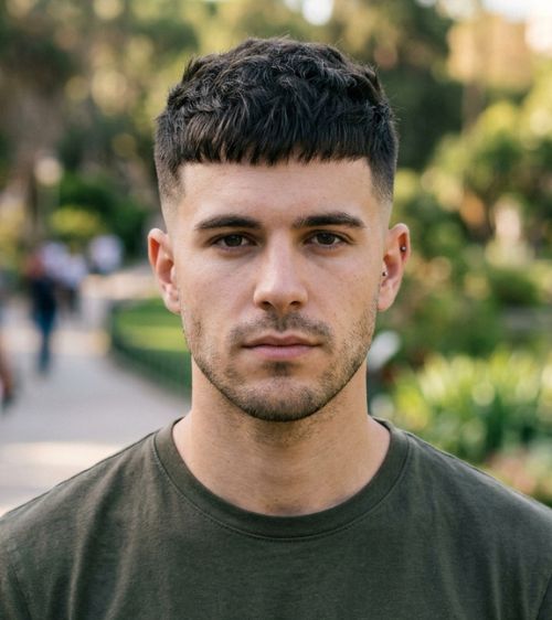 Modern French Crop Low Taper Fade