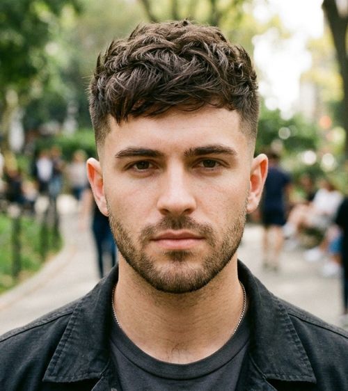 Modern Textured Crop Low Taper Fade