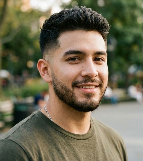 Short Hair Hispanic Mexican Low Taper Fade