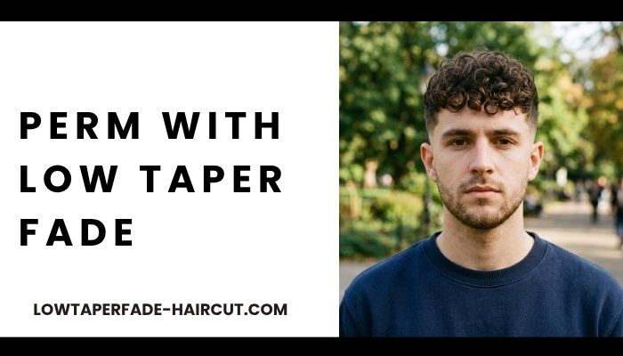 Perm with Low Taper Fade